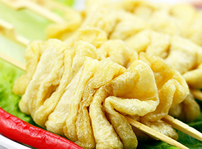 风琴豆皮串